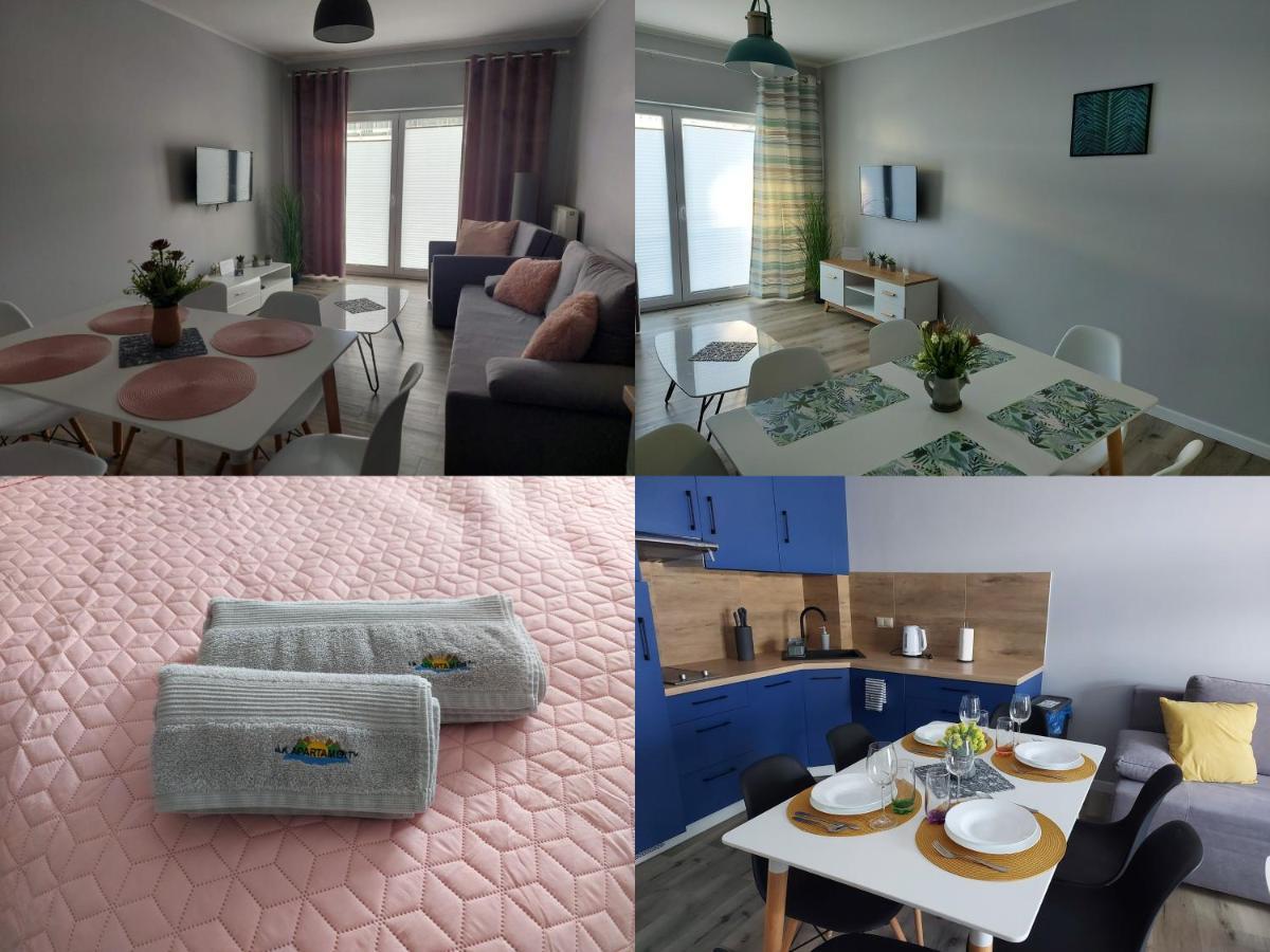 Apartamenty Z Tarasami "Mietowy Spokoj 15" "Romantyczna Szarosc 16" "Niebieska Elegancja 17" Maksymalnie Dla 6 Osob Поберово Екстериор снимка